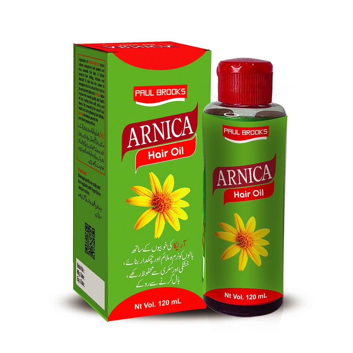 Paul Brooks Arnica Hair Oil, 120ml