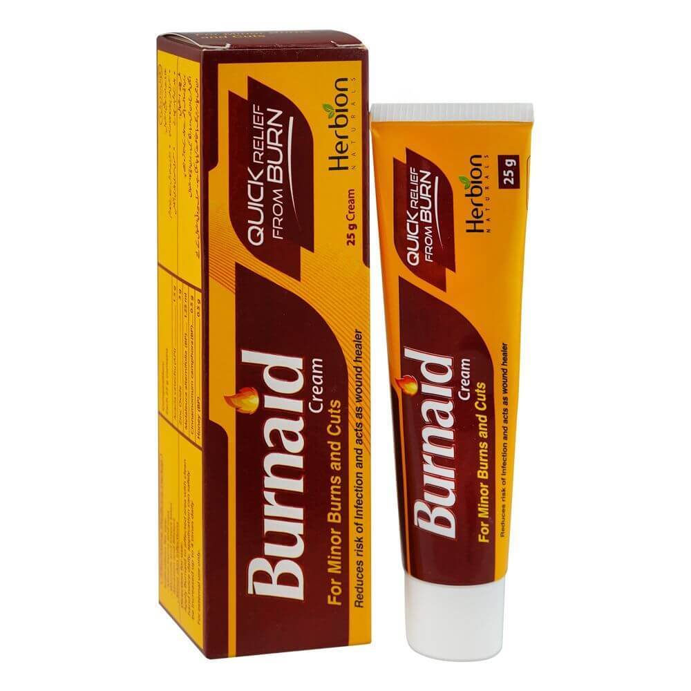 Herbion Burnaid Cream 25g